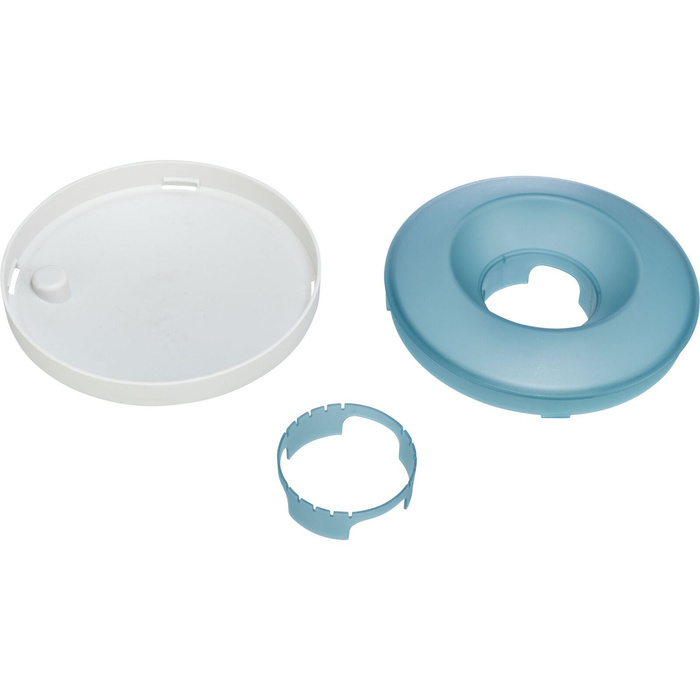 Trixie Miska dla psa Slow Feeding Rocking Bowl szara niebieska plastik/TPR 0,5l/23cm spowalniająca jedzenie