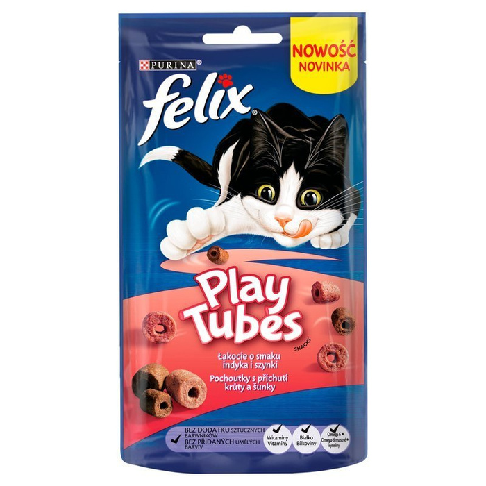 Felix Play Tubes indyk z szynką 50g