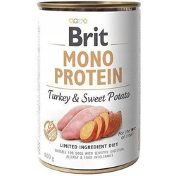 Brit Mono Protein z indykiem i słodkimi ziemniakami 400g
