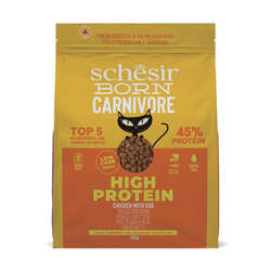Schesir Born Carnivore Cat Dry Adult Kurczak Z Jajkiem 255g