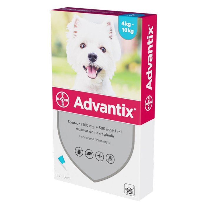 ADVANTIX SPOT ON S dla małych psów
