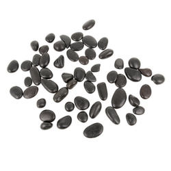 Terra Natura Kamienie polerowane Black Pebble 8-12mm do akwarium terrarium 5kg/opak