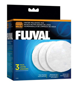 Fluval wkładka do filtrów kubełkowych FX2/FX4/FX5/FX6  3szt