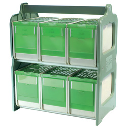 2GR – Mały regał transportowy z 6 klatkami Secondino (37x43cm)