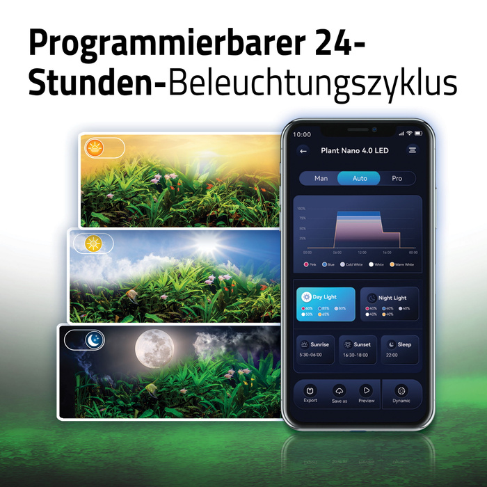 Fluval Nano Plant 4.0 LED Oświetlenie do akwarium 20W bluetooth