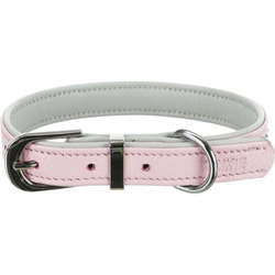 Obroża z kryształami górskimi Active Comfort XS-S: 20-24cm/12mm różowa