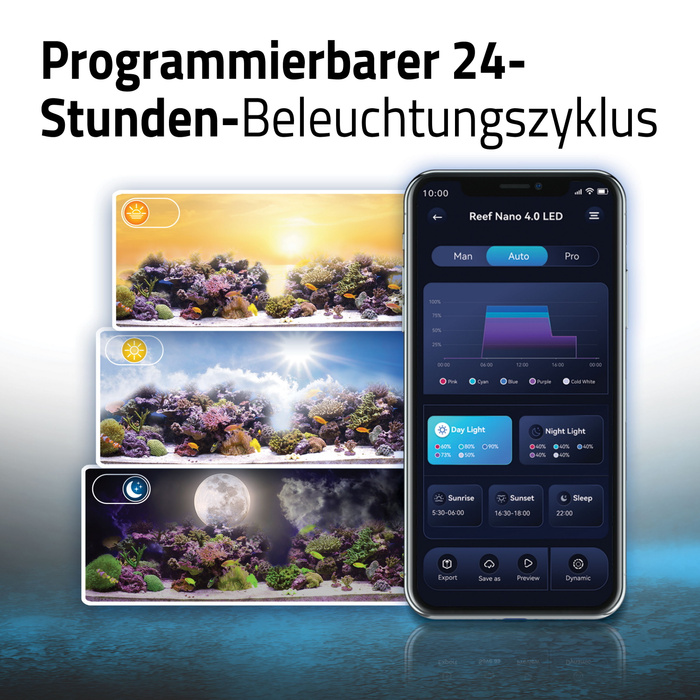 Fluval Nano Reef 4.0 LED Oświetlenie do akwarium 25W bluetooth