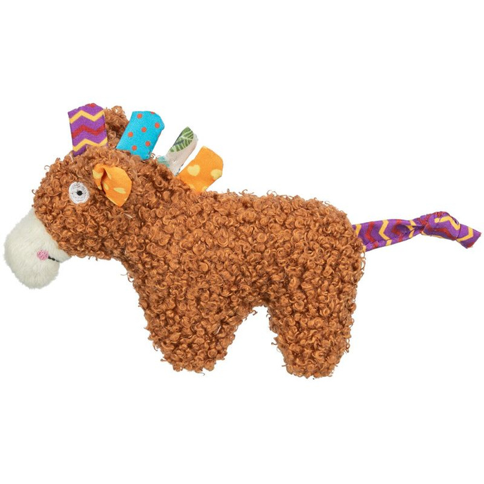 Trixie Koń Pluszowa zabawka dla kota z kocimiętką 15 cm