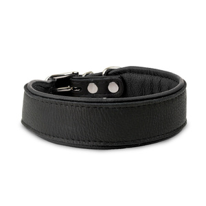 Barry King Obroża Skóra Łoś Strong 40mm/45cm czarny