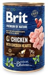 Brit Premium by Nature z kurczakiem 400g mokra karma dla psa