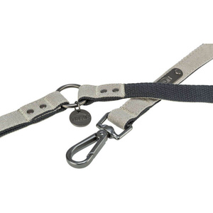 Trixie Smycz V CityStyle bawełna jasnoszara M-L: 2.00m/20mm