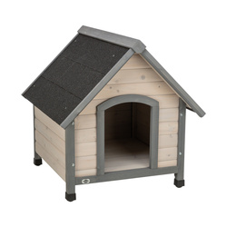 Trixie Natura buda dla psa szara M-L: 83x87x101cm