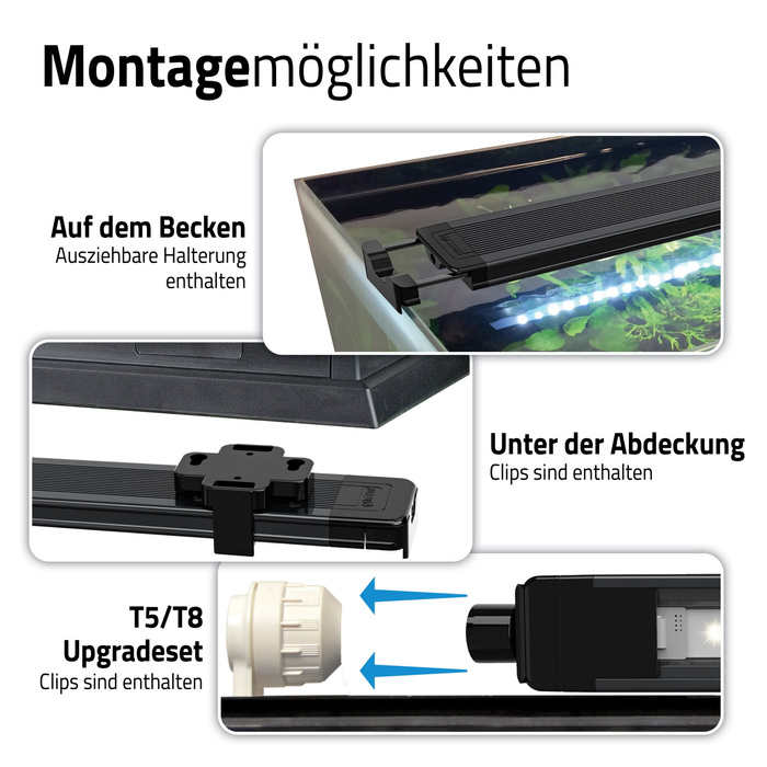 Fluval AquaSky LED 3,0 Oświetlenie do akwarium 12W 38-62,8cm bluetooth