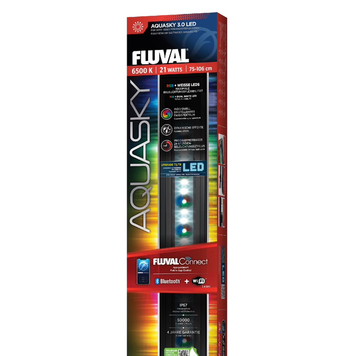 Fluval AquaSky LED 3,0 Oświetlenie do akwarium 21W 75-106,4cm bluetooth