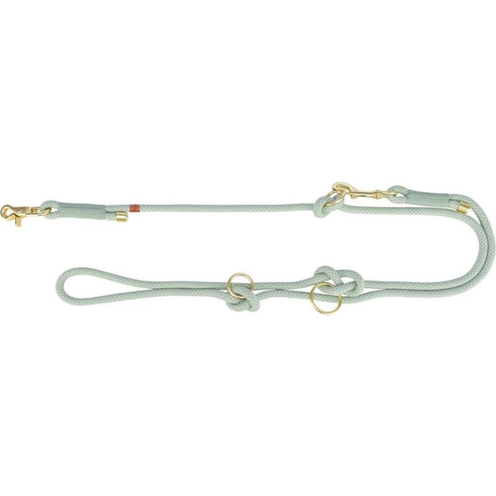 Trixie Smycz Soft Rope S-XL: 2m/10mm szałwiowa/miętowa nylon