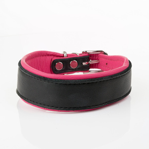 Barry King Obroża Skóra Łoś Strong 40mm/45cm różowy