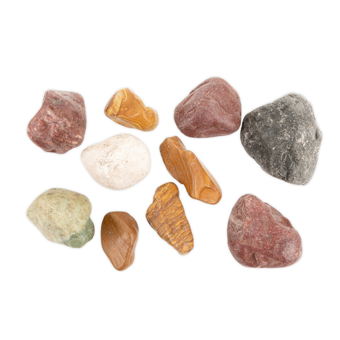 Terra Natura Kamienie polerowane Multicolor Pebble 50-80mm do akwarium terrarium 10kg/opak