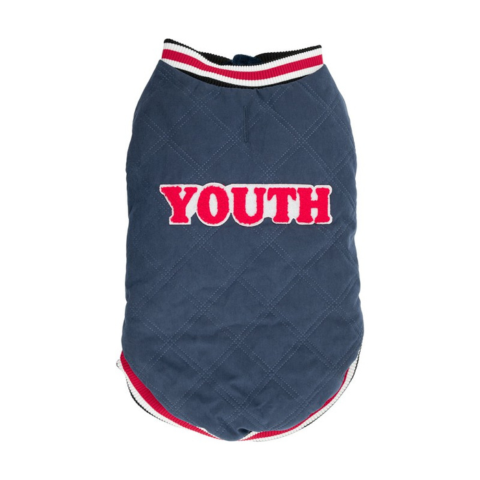 Barry King Kurtka dla psa niebieska pikowana rozmiar S 35