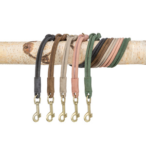 Trixie Pure smycz regulowana dla psa skórzana różowa S: 2m/10mm okrągła