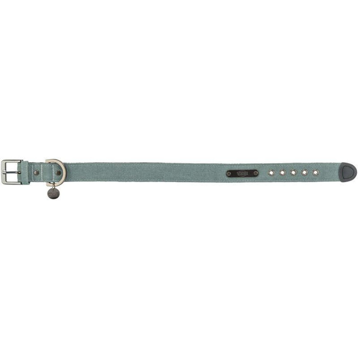 Trixie Obroża CityStyle bawełna szałwiowa XS-S: 25-32cm/25mm szeroka