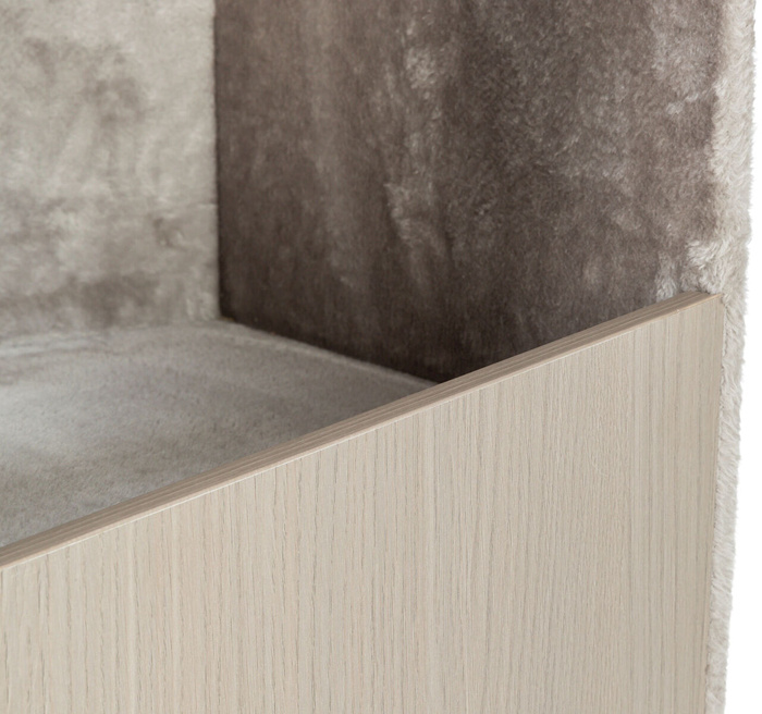 Trixie Marina Stabilny drapak dla kota z hamakiem i domkiem 132cm Szary