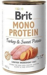 Brit Mono Protein z indykiem i słodkimi ziemniakami 400g