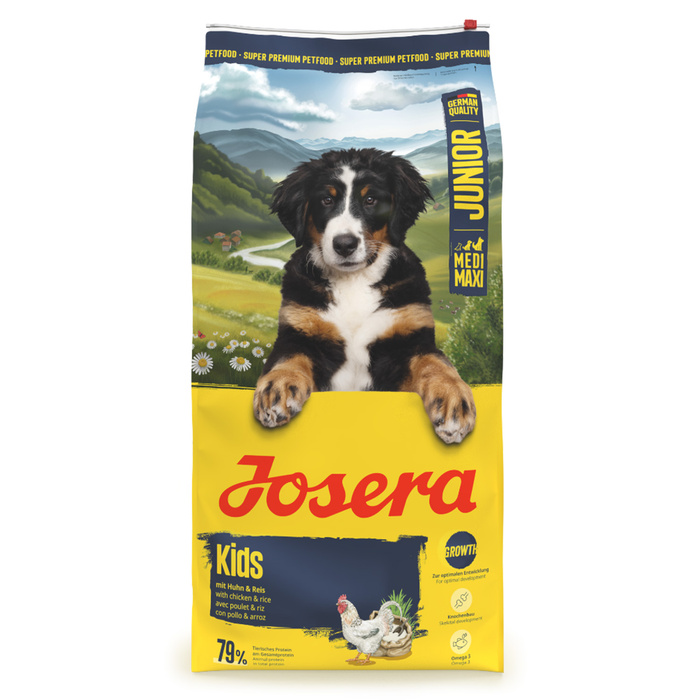 Josera Kids 12,5kg Karma dla młodych psów z drobiem wsparcie stawów
