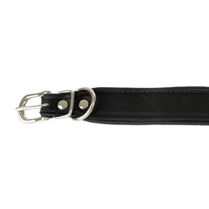 Barry King Obroża Skóra Łoś Strong 40mm/45cm czarny