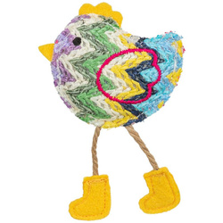 Trixie Pleciony Kurczak dla kota w butach z kocimiętką 11cm