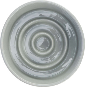 Trixie Miska ceramiczna Slow Feeding szaro/niebieska 0,45l/14cm