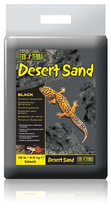 ExoTerra Podłoże Desert Sand czarne 4,5kg