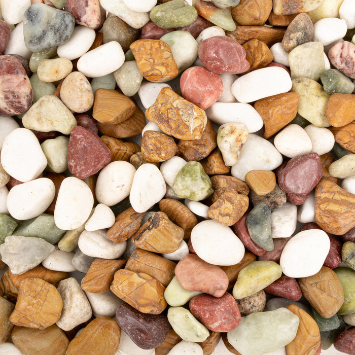 Terra Natura Kamienie polerowane Multicolor Pebble 10-20mm do akwarium terrarium 5kg/opak