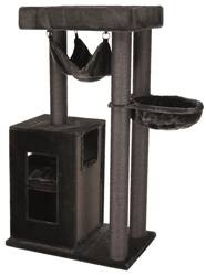 Trixie Amadeus XXL drapak dla kota z domkiem 90x60x163cm szary