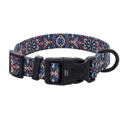 Barry King Obroża taśma dla psa Etno Mandala 16mm/30-47cm