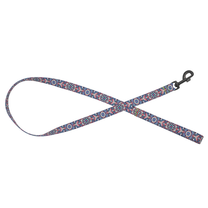 Barry King Smycz dla psa taśma Etno Mandala 20mm/120cm