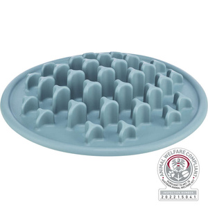 Trixie Slow Feeding Pillars niebieska TPE 38cm miska spowalniająca jedzenie