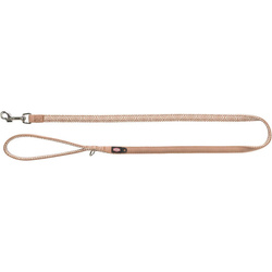 Trixie Smycz Premium podbita neoprenem L-XL: 1m/25mm diament boho/karmel Taśma parciana