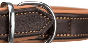 Obroża Active Comfort XS-S 21-32cm 25mm brązowa/jasnobrązowa