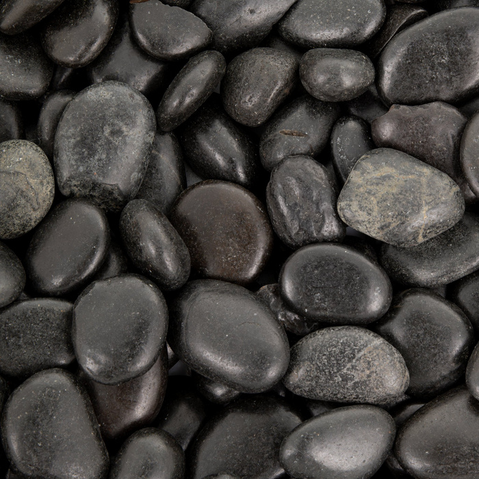 Terra Natura Kamienie polerowane Black Pebble II 30-50 do akwarium terrarium 10 kg/opak
