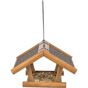 Trixie Natura karmnik dla ptaków brązowy sosna 30x18x28cm zawieszany
