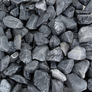 Terra Natura Kamienie kruszone Tumbled Black 8-12mm do akwarium terrarium 5kg/opak