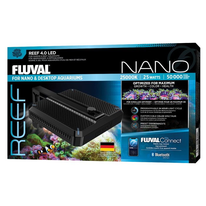 Fluval Nano Reef 4.0 LED Oświetlenie do akwarium 25W bluetooth