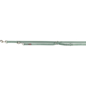 Trixie Smycz regulowana Premium taśma szałwia M-L: 2,00m/20mm