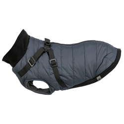 Trixie Pontis płaszczyk z szelkami dla psa niebieski S: 40cm