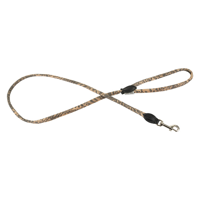 Barry King  Smycz dla psa wzór Cheetah okrągła 12mm/120cm