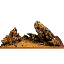 WIO Amber Dragon River zestaw do dekoracji do akwarium czerwony - ochrowy 12kg pudełko