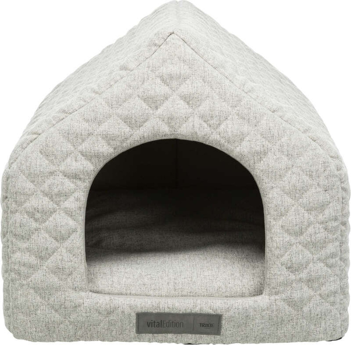Trixie Vital Noah legowisko ortopedyczne buda jasnoszare 40×45×43cm