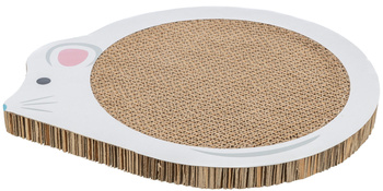 Trixie Junior drapak kartonowy biały 35x2,5x29,5cm z kocimiętką