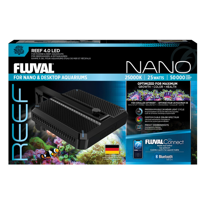 Fluval Nano Reef 4.0 LED Oświetlenie do akwarium 25W bluetooth