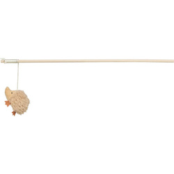 Trixie Xmas Wędka dla Kota z Pluszowym Jeżem i Kocimiętką 48 cm